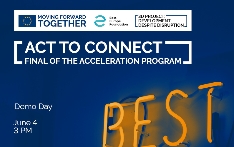 The winners of the “Act to Connect” Competition will be announced on June 4th