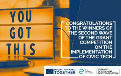 The EU and East Europe Foundation present the winners of the second grant wave on civic tech implementation